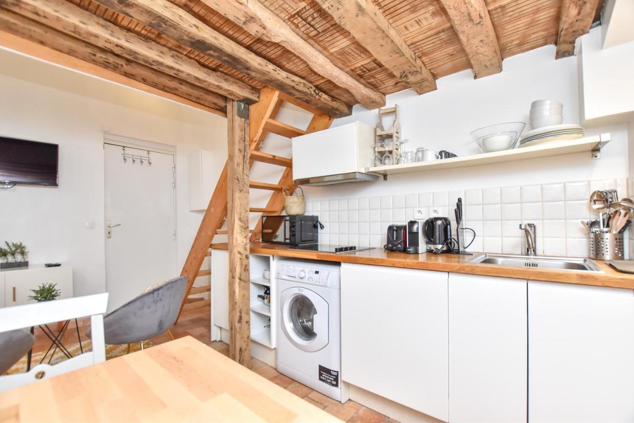 شقة Splendid Duplex - 1Br-2P - Notre Dame-Ile St-Louis باريس المظهر الخارجي الصورة